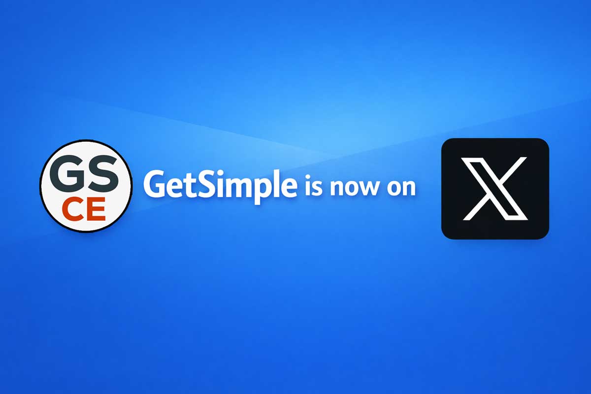 GetSimple is now on X